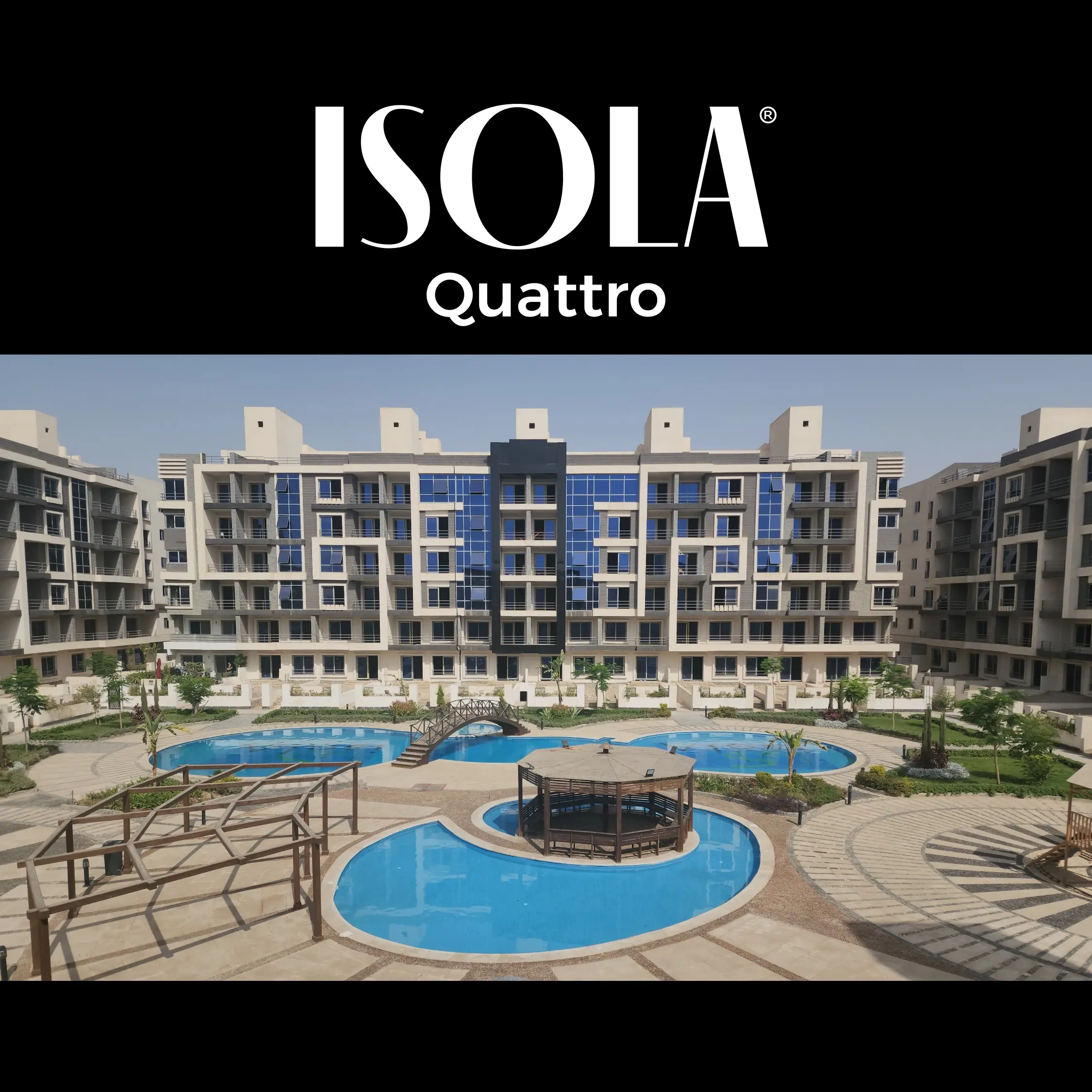 موقع كمبوند ايزولا كواترو القاهرة الجديدة isola quattro new cairo
