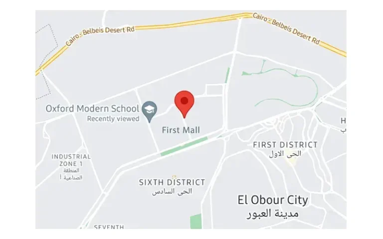 موقع مول فيرست مدينة العبور First Mall Obour City
