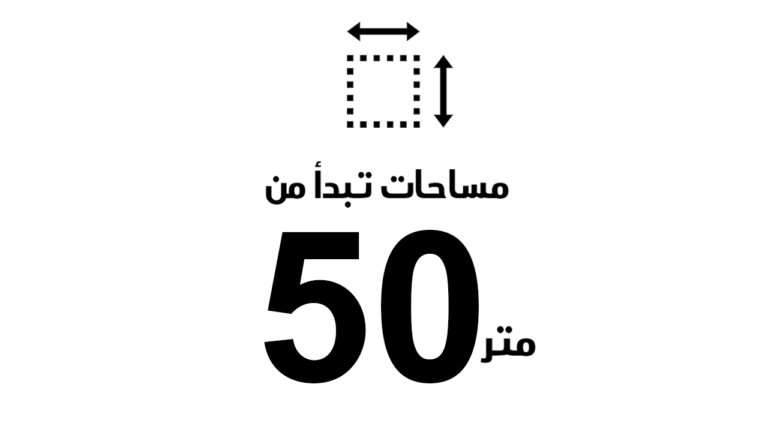 مساحة الوحدات في قرية جلي الساحل الشمالي Glee North Coast