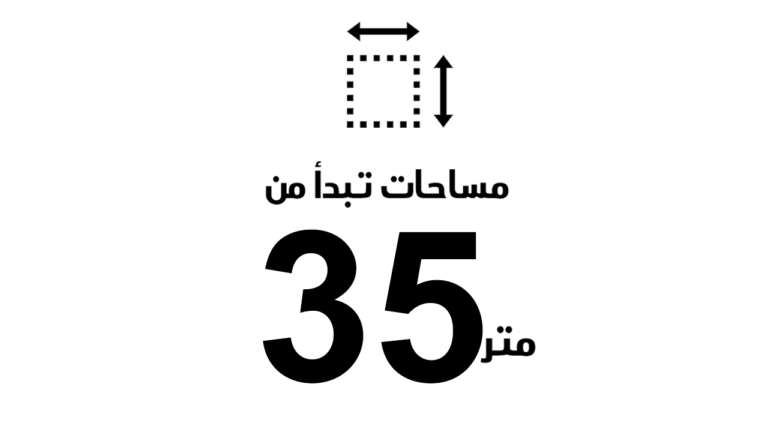 مساحة الوحدات في مول دروب 6 أكتوبر Mall Doroob 6 October