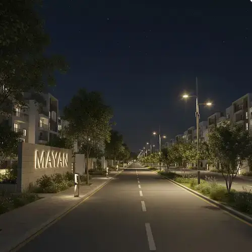 design road in mayan new cairo
