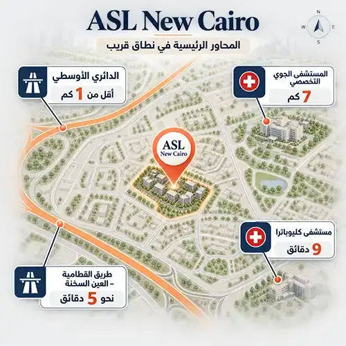 asl new cairo location